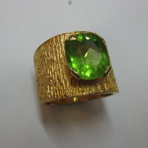 Anello peridoto