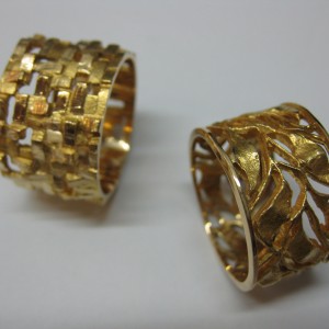 Fasce traforate oro giallo