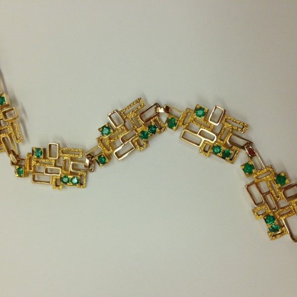 BRACCIALE CON SMERALDI