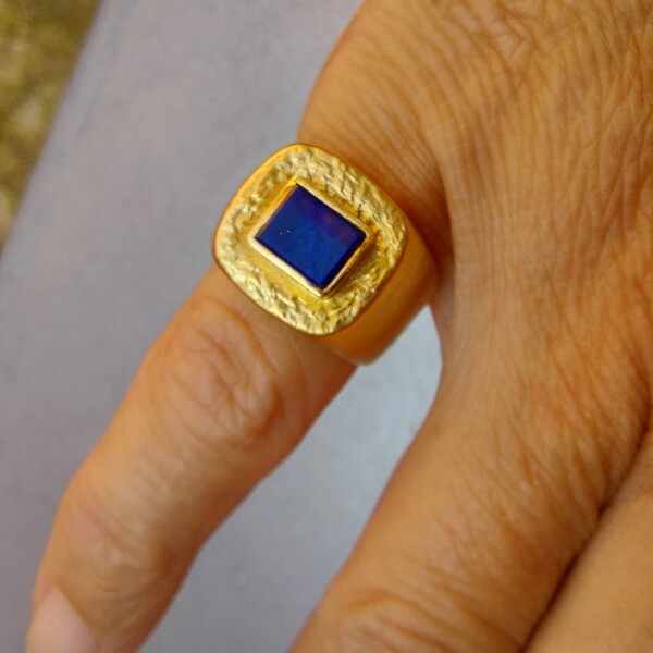 Anelloda mignolo oro giallo lapis
