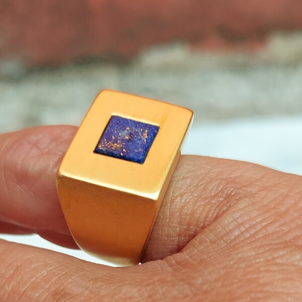 Anello sabbiato lapis
